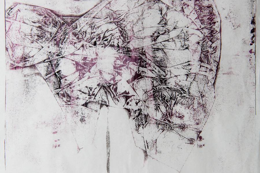 Handkerchief Imprinted on Paper free texture