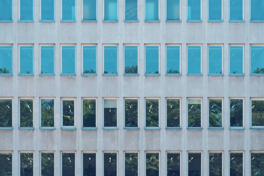 Facade of Building with Windows free texture