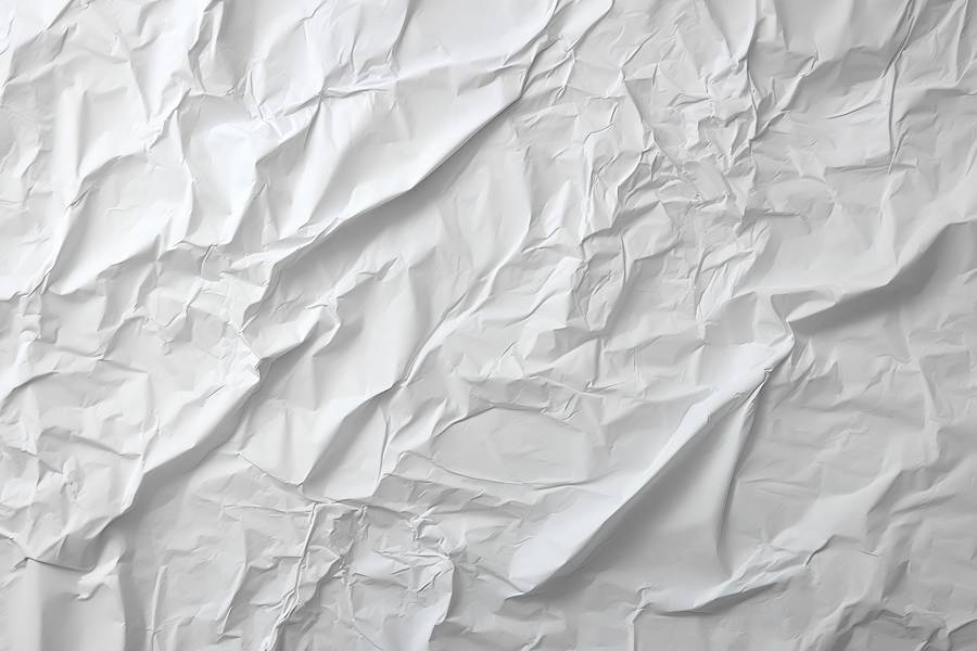 White Wrinkled Sheet of Paper free texture