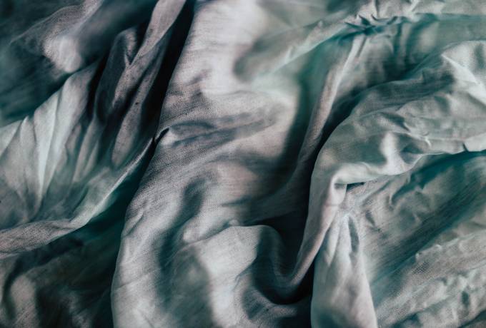 free Grey-Blue Crumpled Textile texture