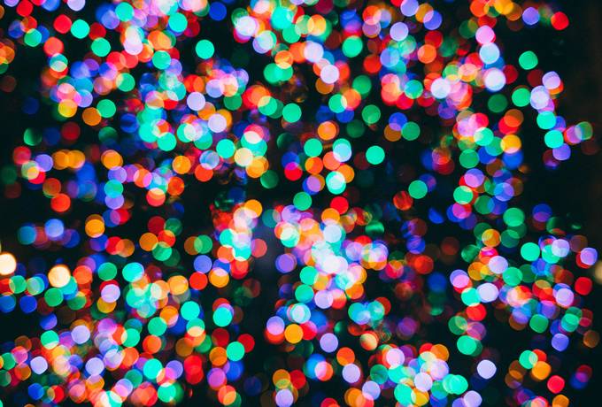 Colorful Bokeh Abstract Background
