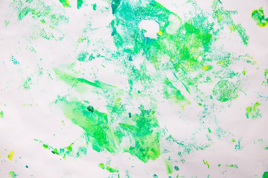 Green Paint Daubs free texture