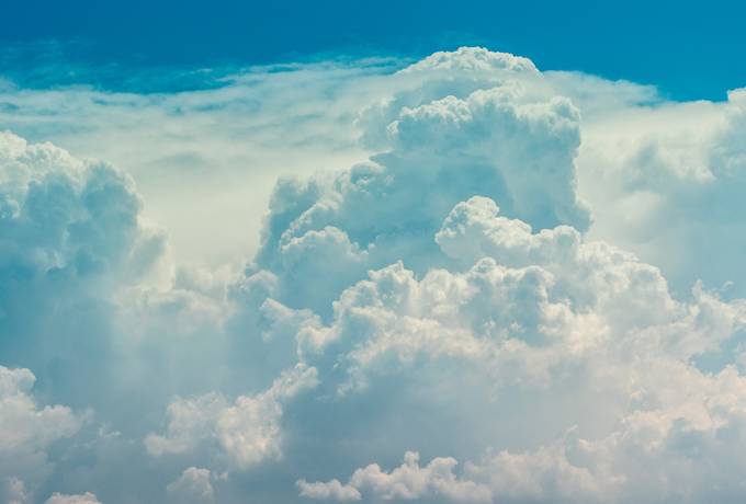 free Sky with Clouds View from Above texture