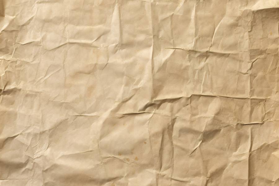 Brown Crumpled Kraft Paper free texture
