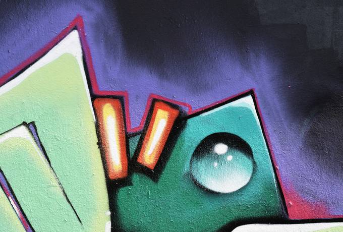 Colourful Street Art Graffiti