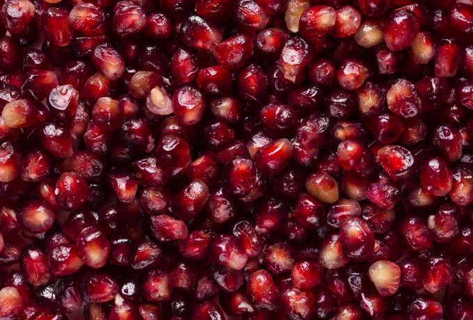 free Close Up of Pomegranate Seeds texture