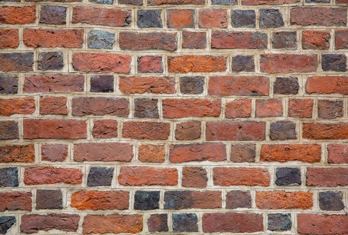 free Close-up of Red Brick Wall texture