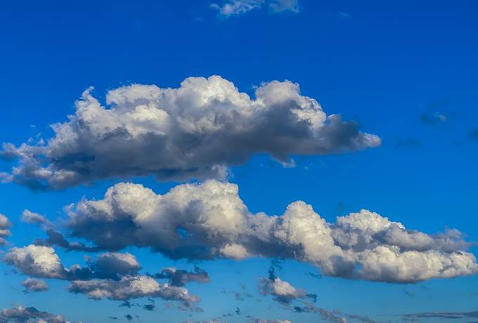 free Beautiful Clouds in the Blue Sky texture