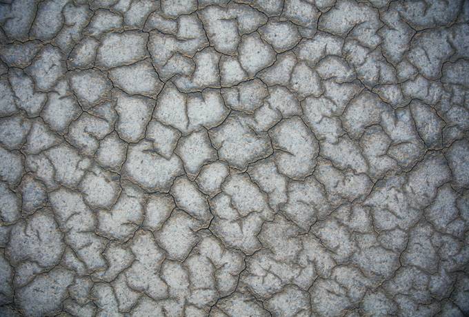 Dry and Cracked Soil
