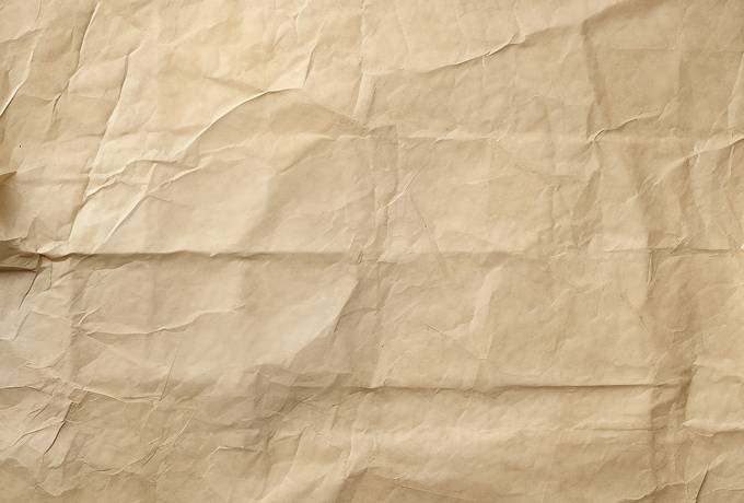 Wrinkled Kraft Paper