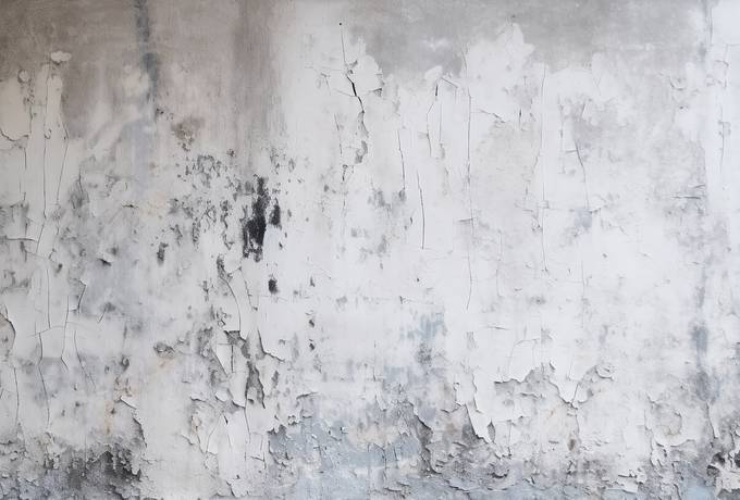 Background of a Faded White Concrete Wall