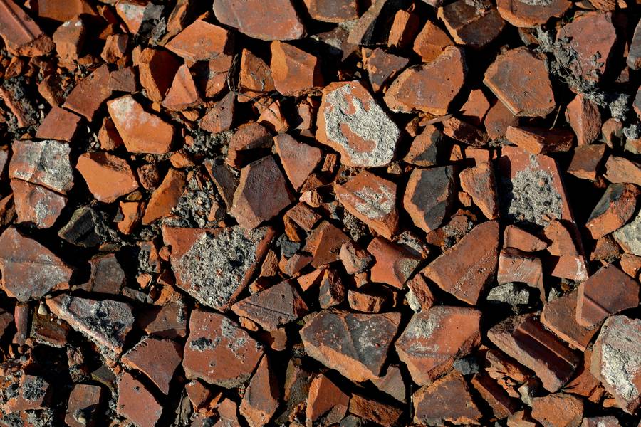 rubble debris brick free texture
