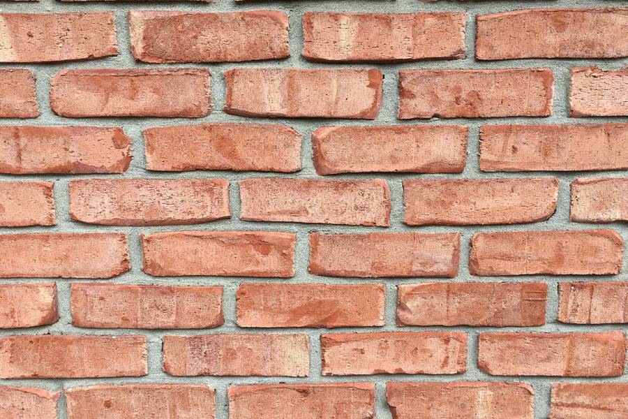 Closeup of Red Brick Wall free texture