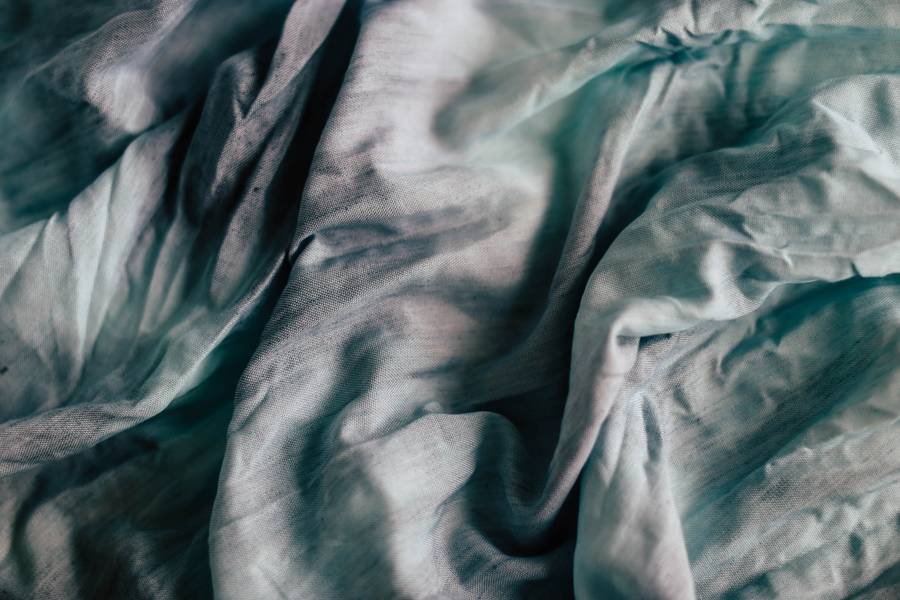 Grey-Blue Crumpled Textile free texture