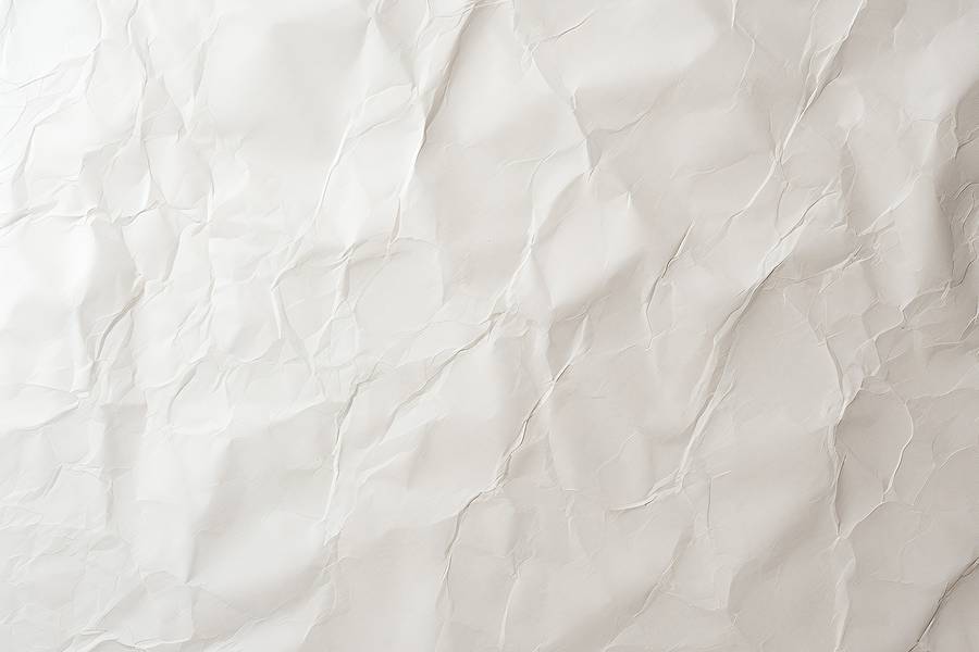 Crumpled Sheet of White Paper free texture