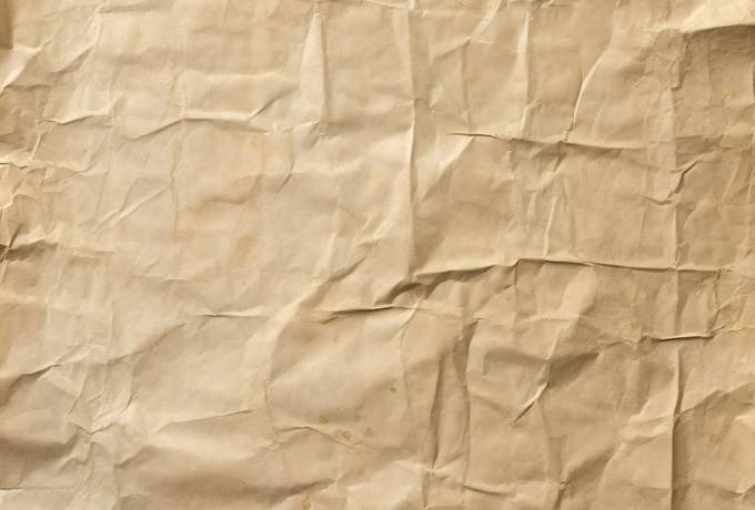 free Brown Crumpled Kraft Paper texture
