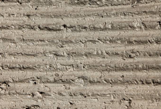 plaster wall striped