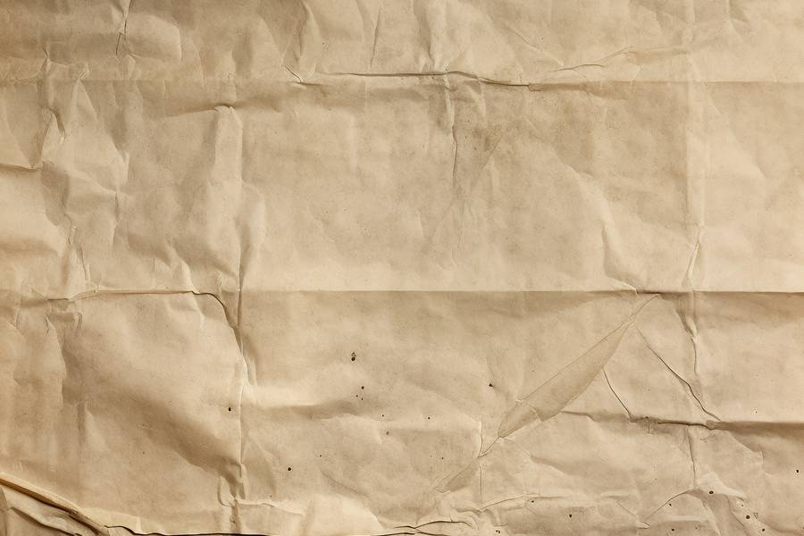 Wrinkled Kraft Paper Splashed free texture
